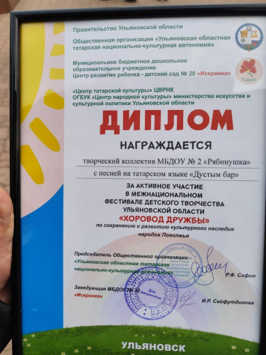 Дети старшей группы "Солнышко" выступили на фестивале "Хоровод дружбы" Дети старшей группы "Солнышко" выступили на фестивале "Хоровод дружбы".